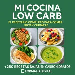 MI COCINA LOW CARB – El Recetario Completo Para Comer Rico y Cuidarte 🍽️ (PDF)