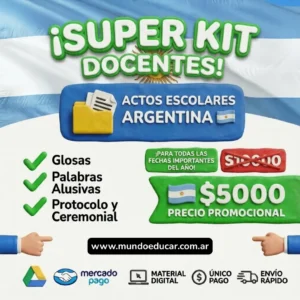 SUPER KIT DOCENTES - ACTOS ESCOLARES DE ARGENTINA 🇦🇷 (DIGITALES - IMPRIMIBLES)