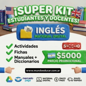 SUPER KIT DOCENTES – INGLÉS (DIGITALES – IMPRIMIBLES)